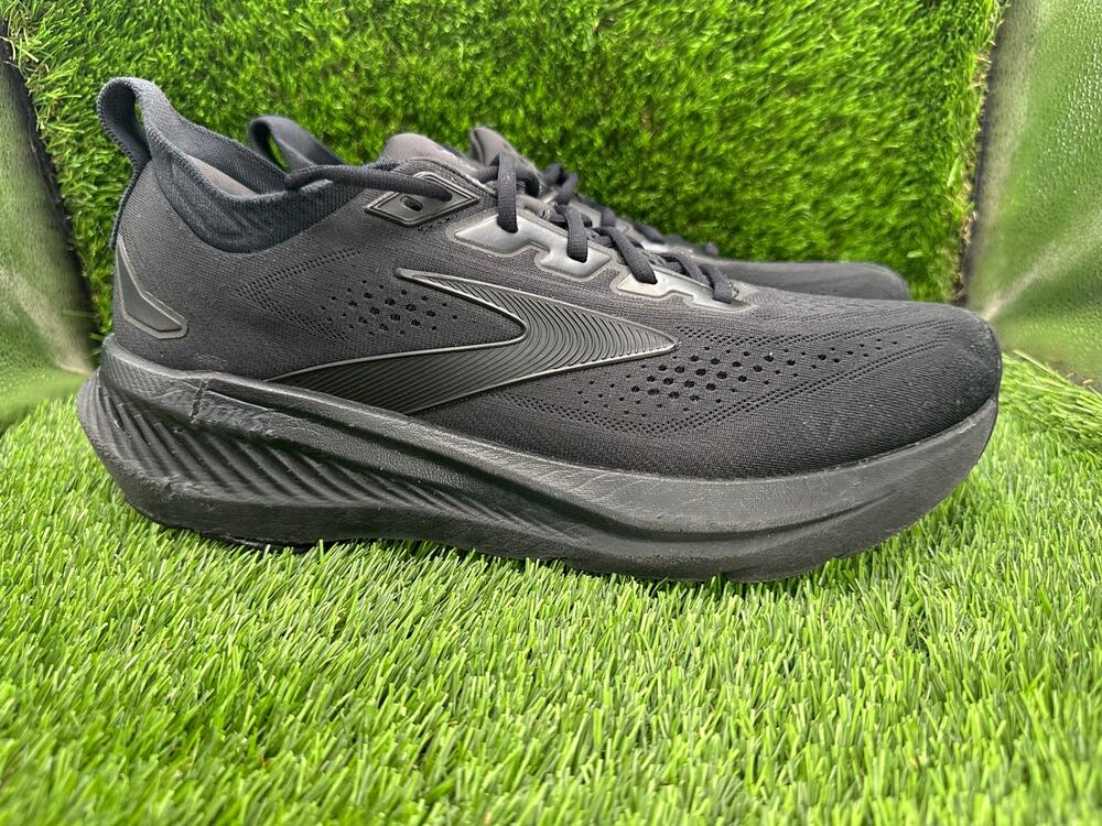 Brooks Glycerin GTS 23 1105031D020 Athletic Sneaker Men's 11.5D Black Knit Gym